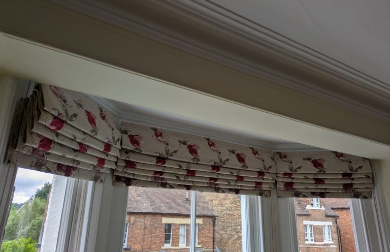 Bay window roman blinds Buckingham